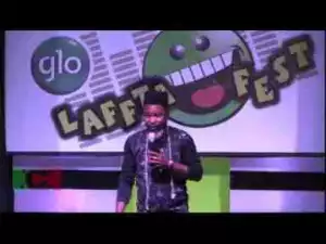 Video: Comedian Osama Comes For Nollywood at Glo Laffta Fest Ibadan